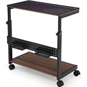 Eureka Ergonomic Height Adjustable Under Desk PC Tower Stand Black