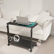 Eureka Ergonomic Height Adjustable Under Desk PC Tower Stand Black