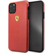 Ferrari Hard Case Carbon Red iPhone 11 Pro Max