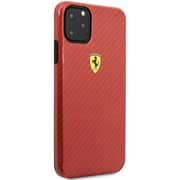 Ferrari Hard Case Carbon Red iPhone 11 Pro Max