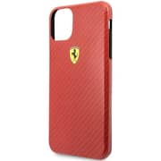 Ferrari Hard Case Carbon Red iPhone 11 Pro Max