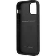 Ferrari Grained Leather Hard Case Black iPhone 12 Mini