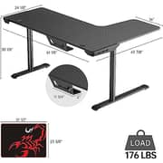 Eureka ERGONOMIC L Shaped Gaming Desk 153*153 cm