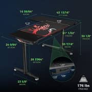 Eureka ERGONOMIC L Shaped Gaming Desk 153*153 cm