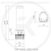 EKWB EK-Quantum Kinetic TBE 300 D5 PWM D-RGB-Acetal Pump Reservoir