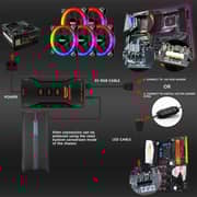 DarkFlash 3-in-1 Aigo Aurora Kit Case Cooling Cooler With Controller