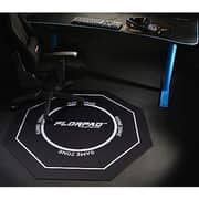 Florpad Gamer Black Floor Mat 114*114 cm