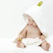 PUJ Hug Infant Hooded Towel White