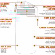 Ion8 Leak Proof Kids Water Bottle 350ml Pandas