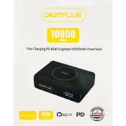 Digitplus Wireless Power Bank 10000mAh Black DP-360