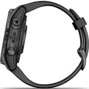 Garmin Fenix 7S Pro Sapphire Solar Edition Carbon Gray DLC Titanium with Black Band Smartwatch 42mm 010-02776-11