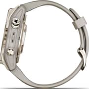 Garmin Fenix 7S Pro Sapphire Solar Edition Soft Gold Stainless Steel with Light Sand Band Smartwatch 42mm 010-02776-15