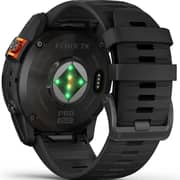 Garmin Fenix 7X Pro Solar Edition Slate Gray Stainless Steel with Black Band Smartwatch 51mm 010-02778-01