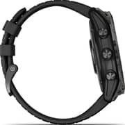 Garmin Fenix 7X Pro Solar Edition Slate Gray Stainless Steel with Black Band Smartwatch 51mm 010-02778-01