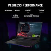 Asus ROG Strix Scar 17 (2023) Laptop - AMD Ryzen 9-7945HX / 17.3inch WQHD / 1TB SSD / 32GB RAM / 12GB NVIDIA GeForce RTX 4080 Graphics / Windows 11 Home / English & Arabic Keyboard / Black / Middle East Version - [G733PZ-LL048W]