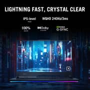 Asus ROG Strix Scar 17 (2023) Laptop - AMD Ryzen 9-7945HX / 17.3inch WQHD / 1TB SSD / 32GB RAM / 12GB NVIDIA GeForce RTX 4080 Graphics / Windows 11 Home / English & Arabic Keyboard / Black / Middle East Version - [G733PZ-LL048W]