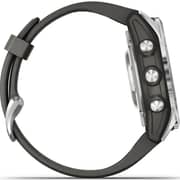 Garmin Fenix 7S Pro Solar Edition Silver Stainless Steel with Graphite Band Smartwatch 42mm 010-02776-01