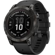 Garmin Fenix 7 Pro Sapphire Solar Edition Carbon Gray DLC Titanium with Black Band Smartwatch 47mm 010-02777-11