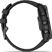 Garmin Fenix 7X Pro Sapphire Solar Edition Carbon Gray DLC Titanium with Black Band Smartwatch 51mm 010-02778-11