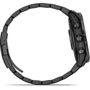 Garmin Fenix 7X Pro Sapphire Solar Edition Carbon Gray DLC Titanium with Carbon Gray Titanium Band Smartwatch 51mm - (includes black silicone watch band) 010-02778-30