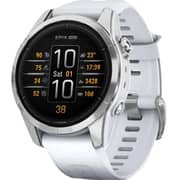 Garmin Epix Pro Gen 2 Standard Edition Silver With Whitestone Band Smartwatch 42mm 010-02802-01