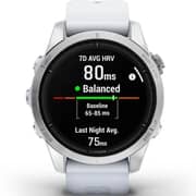 Garmin Epix Pro Gen 2 Standard Edition Silver With Whitestone Band Smartwatch 42mm 010-02802-01