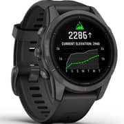 Garmin Epix Pro Gen 2 Sapphire Edition Carbon Grey DLC Titanium With Black Band Smartwatch 42mm 010-02802-15