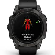 Garmin Epix Pro Gen 2 Sapphire Edition Carbon Grey DLC Titanium With Black Band Smartwatch 47mm 010-02803-11