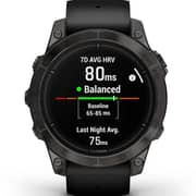 Garmin Epix Pro Gen 2 Sapphire Edition Carbon Grey DLC Titanium With Black Band Smartwatch 47mm 010-02803-11