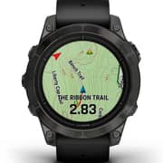 Garmin Epix Pro Gen 2 Sapphire Edition Carbon Grey DLC Titanium With Black Band Smartwatch 47mm 010-02803-11