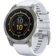 Garmin Epix Pro Gen 2 Sapphire Edition Titanium With Whitestone Band Smartwatch 47mm 010-02803-21
