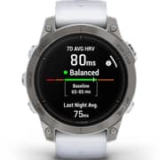 Garmin Epix Pro Gen 2 Sapphire Edition Titanium With Whitestone Band Smartwatch 47mm 010-02803-21
