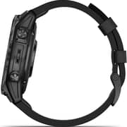 Garmin Epix Pro Gen 2 Sapphire Edition Carbon Grey DLC Titanium With Black Leather Band Smartwatch 47mm 010-02803-30