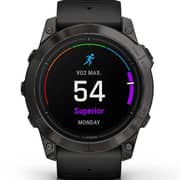 Garmin Epix Pro Gen 2 Sapphire Edition Carbon Grey DLC Titanium With Black Band Smartwatch 51mm 010-02804-01