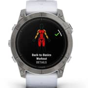 Garmin Epix Pro Gen 2 Sapphire Edition Titanium With Whitestone Band Smartwatch 51mm 010-02804-11