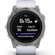 Garmin Epix Pro Gen 2 Sapphire Edition Titanium With Whitestone Band Smartwatch 51mm 010-02804-11