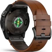 Garmin Epix Pro Gen 2  Sapphire Edition Carbon Grey DLC Titanium With Chestnut Leather Band Smartwatch 51mm 010-02804-30