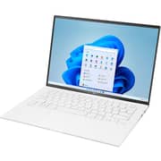 LG gram (2022) Laptop - 12th Gen / Intel Core i5-1240P / 14inch WUXGA / 512GB SSD / 8GB RAM / Intel Iris Xe Graphics / Windows 11 Home / English Keyboard / White / International Version - [14Z90Q-K.ARW5U1]