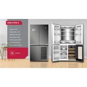 Hoover French Door Refrigerator 595L Silver - HXD-K755-S