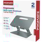 Promate Stylish Laptop Stand Grey