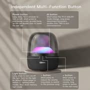 Yesido RGB Bluetooth Speaker Black