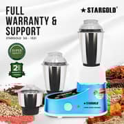 Stargold 3-in-1 Mixer Grinder 800W Blue SG-1321