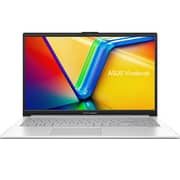 Asus Vivobook Go 15 (2023) Laptop - Intel Core i3-N305 / 15.6inch FHD / 256GB SSD / 8GB RAM / Shared Intel UHD Graphics / Windows 11 Home / English & Arabic Keyboard / Cool Silver / Middle East Version - [E1504GA-NJ084W]