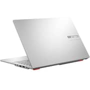 Asus Vivobook Go 15 (2023) Laptop - Intel Core i3-N305 / 15.6inch FHD / 256GB SSD / 8GB RAM / Shared Intel UHD Graphics / Windows 11 Home / English & Arabic Keyboard / Cool Silver / Middle East Version - [E1504GA-NJ084W]