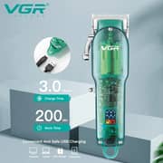 VGR Digital Display Hair Clipper V-660