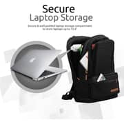 Promate Drake Premium Laptop Backpack Black