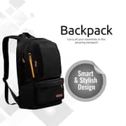 Promate Drake Premium Laptop Backpack Black