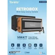 TORETO Bluetooth Speaker With Mic Wooden TOR-368