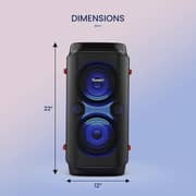 Toreto Party Box 70 Watt Wireless Bluetooth Speaker Black