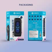 Toreto Party Box 70 Watt Wireless Bluetooth Speaker Black